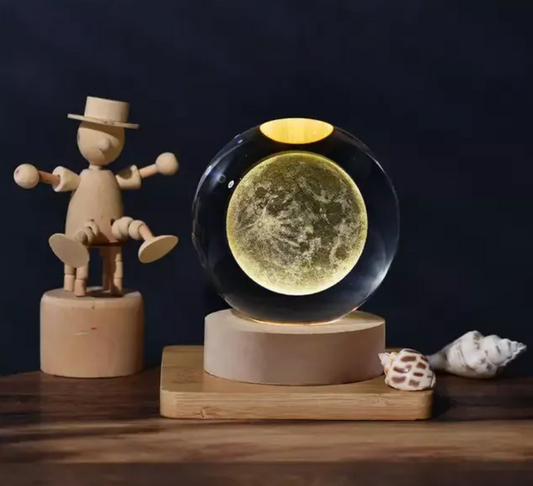 Lámpara Luna Llena 3D